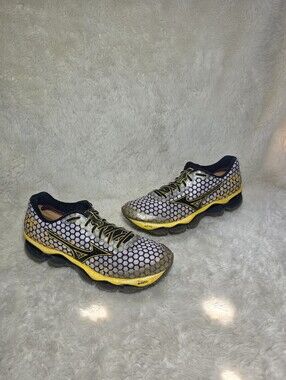Mizuno Wave Prophecy 3 Honeycomb Running Shoes Yellow Black US Men's Size 8 Rare